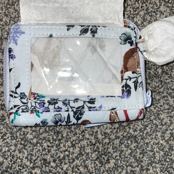 New in‎ packaging Vera Bradley Cotton RFID Petite Zip-Around Wallet - Picture 4 of 4